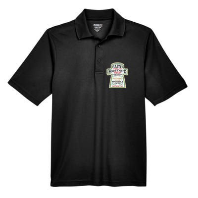 Mustard Seed Faith Christian Gifts Mathew 17 20 Scripture Men's Origin Performance Pique Polo