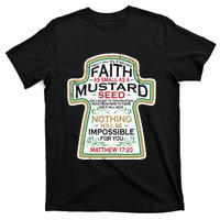 Mustard Seed Faith Christian Gifts Mathew 17 20 Scripture T-Shirt