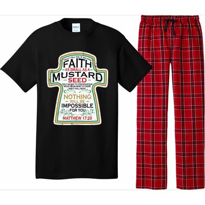 Mustard Seed Faith Christian Gifts Mathew 17 20 Scripture Pajama Set