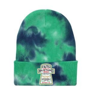 Mustard Seed Faith Christian Gifts Mathew 17 20 Scripture Tie Dye 12in Knit Beanie