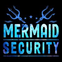 Mermaid Security Funny Dad Mermaid Family Mermaid Squad Hoodie