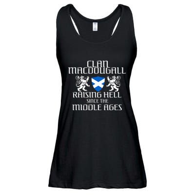 Macdougall Scottish Family Scotland Name Clan Ladies Essential Flowy Tank
