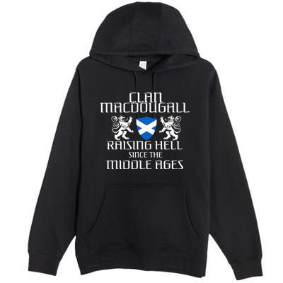 Macdougall Scottish Family Scotland Name Clan Premium Pullover Hoodie