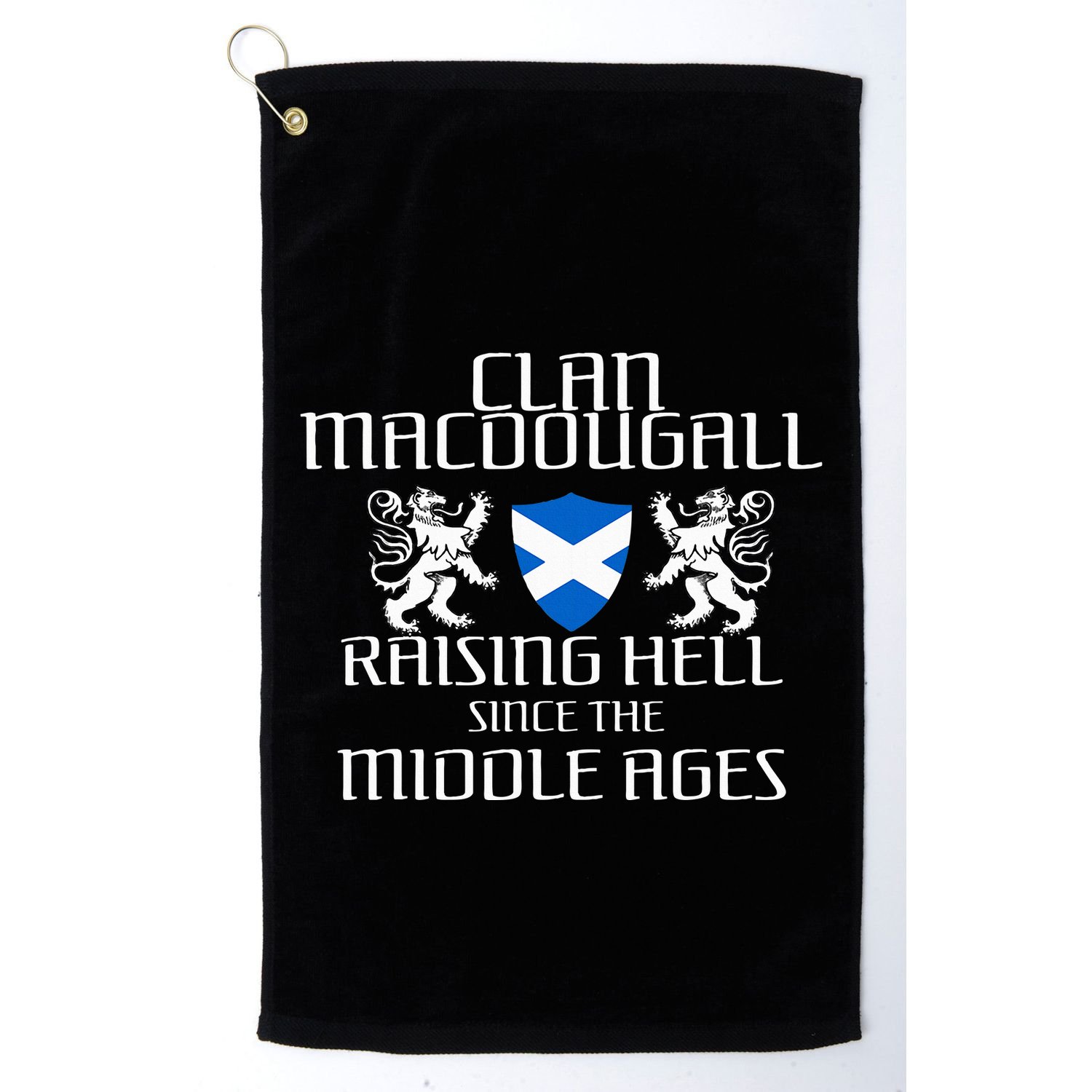 Macdougall Scottish Family Scotland Name Clan Golf Towel