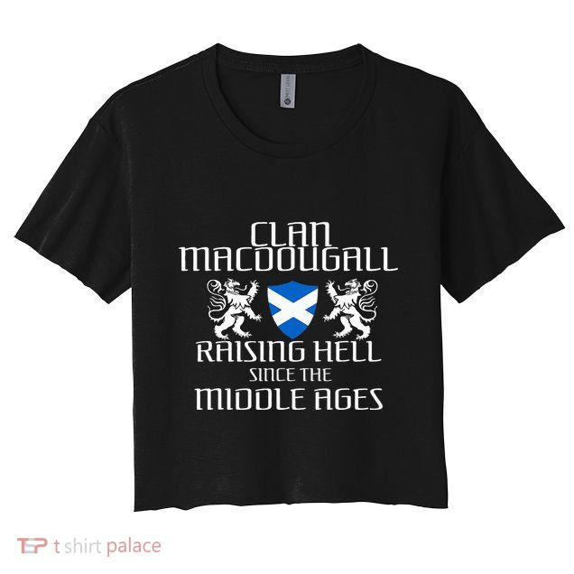 Macdougall Scottish Family Scotland Name Clan Crop Top