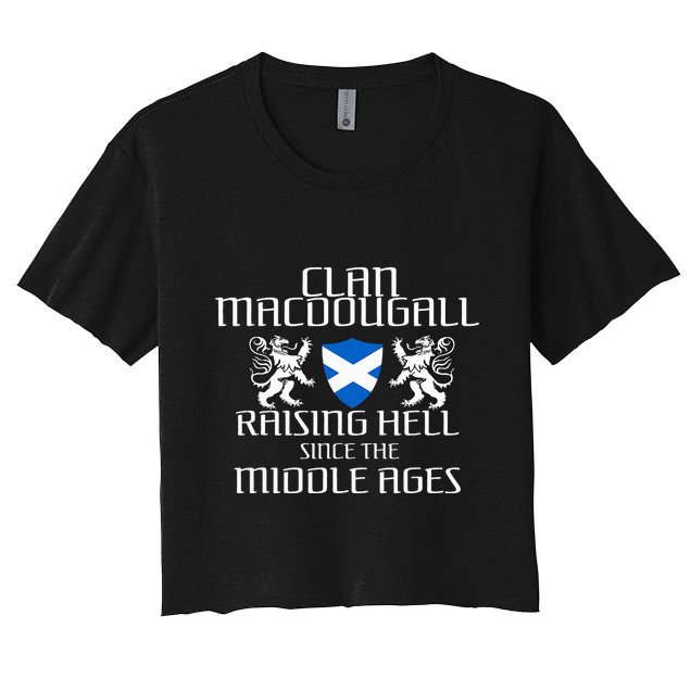 Macdougall Scottish Family Scotland Name Clan Crop Top