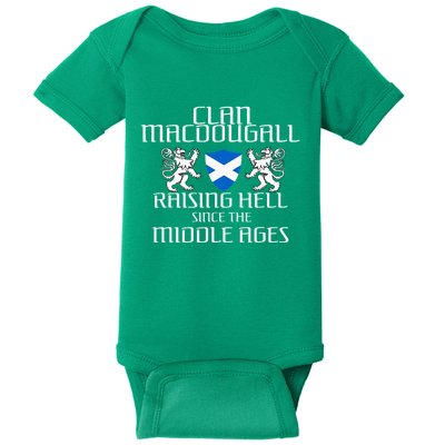 Macdougall Scottish Family Scotland Name Clan Baby Bodysuit