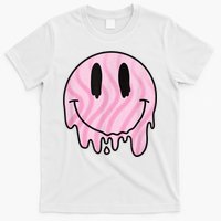 Melted Smiley Face Retro 80s Dripping Melting Happy Smile T-Shirt