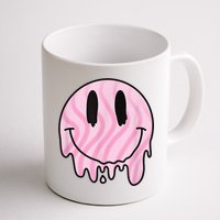 Melted Smiley Face Retro 80s Dripping Melting Happy Smile Mug