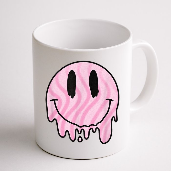 Melted Smiley Face Retro 80s Dripping Melting Happy Smile Mug