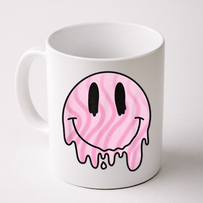 Melted Smiley Face Retro 80s Dripping Melting Happy Smile Mug