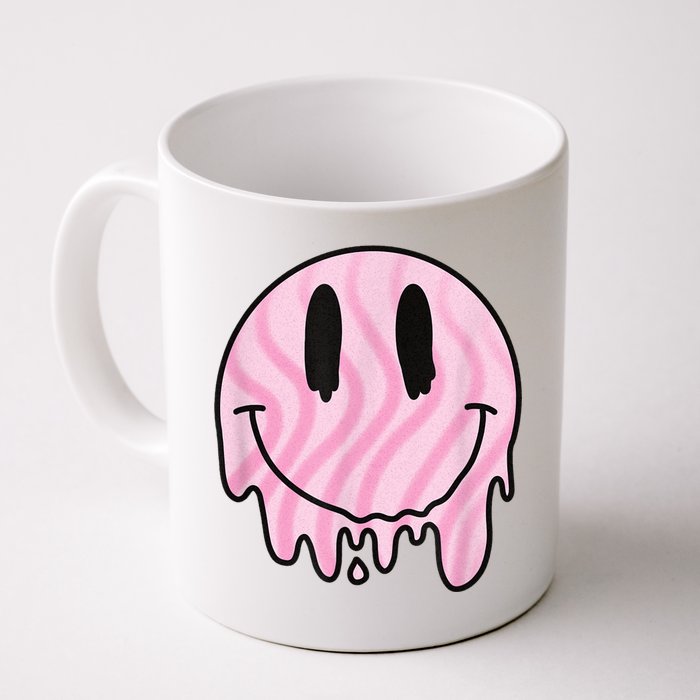 Melted Smiley Face Retro 80s Dripping Melting Happy Smile Mug