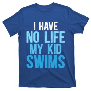 My Swims Funny Swim Dad Of A Swimmer Father Swimming Dad Cute Gift T-Shirt