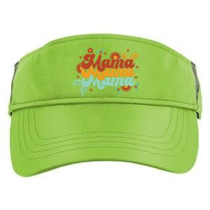 Mama Spring Floral Cute Mom Gift Adult Drive Performance Visor