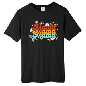 Mama Spring Floral Cute Mom Gift Tall Fusion ChromaSoft Performance T-Shirt