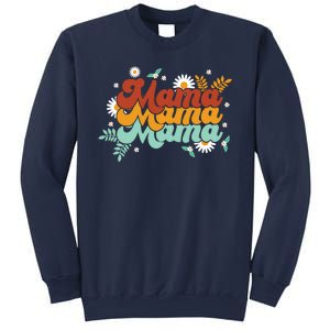 Mama Spring Floral Cute Mom Gift Sweatshirt