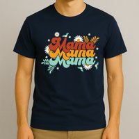 Mama Spring Floral Cute Mom Gift T-Shirt