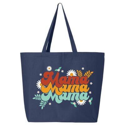 Mama Spring Floral Cute Mom Gift 25L Jumbo Tote
