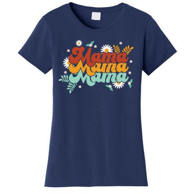 Mama Spring Floral Cute Mom Gift Women's T-Shirt