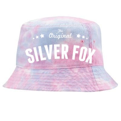 Mens Silver Fox Original Funny Gift Tie-Dyed Bucket Hat