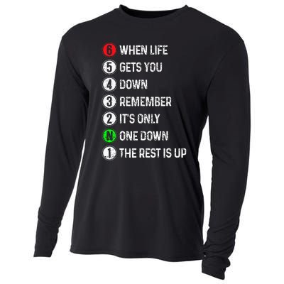 Motorcycle Shift Funny Saying Motocross Motorbike Biker Gift Cooling Performance Long Sleeve Crew