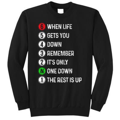 Motorcycle Shift Funny Saying Motocross Motorbike Biker Gift Tall Sweatshirt