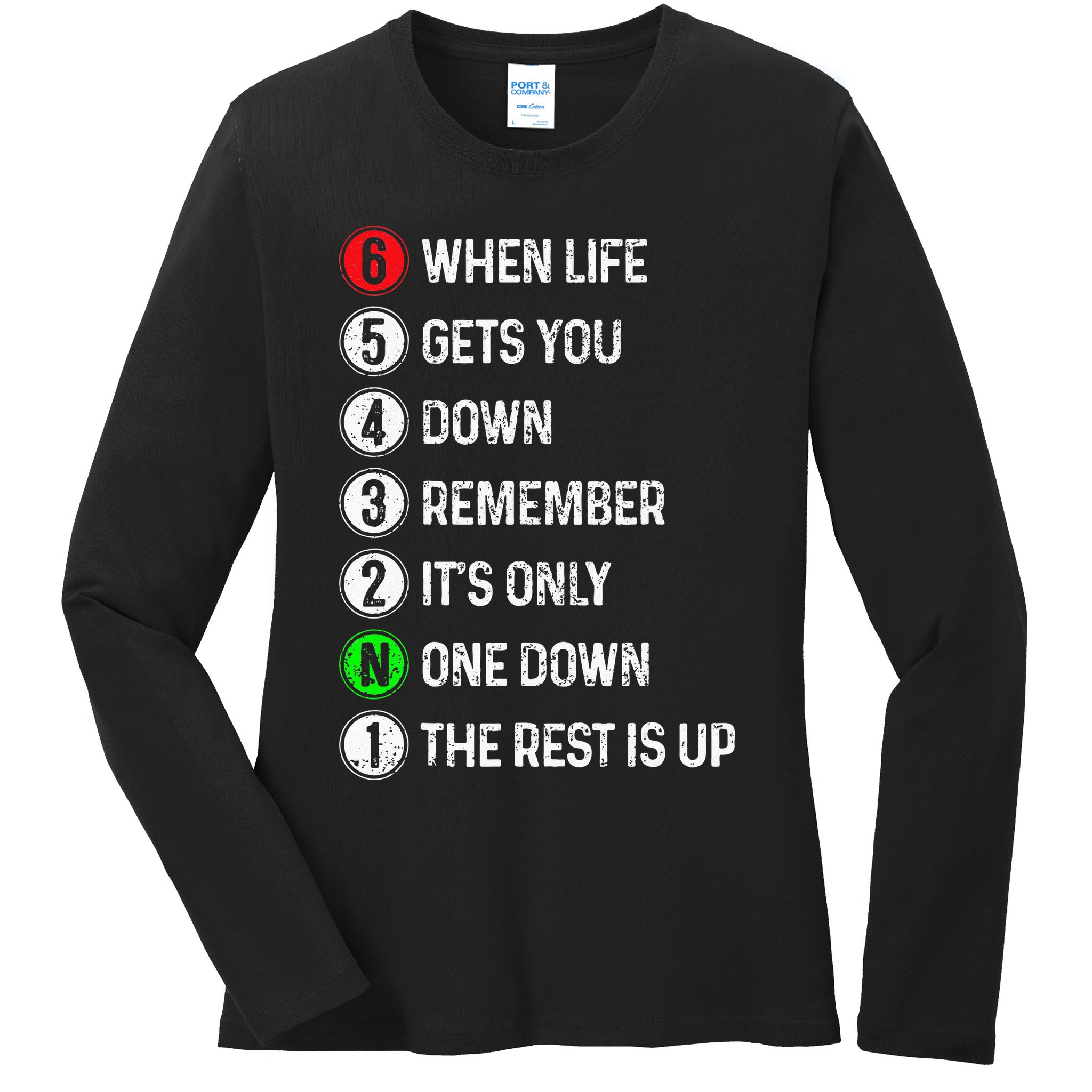 Motorcycle Shift Funny Saying Motocross Motorbike Biker Gift Ladies Long Sleeve Shirt