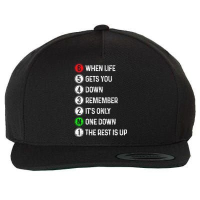 Motorcycle Shift Funny Saying Motocross Motorbike Biker Gift Wool Snapback Cap