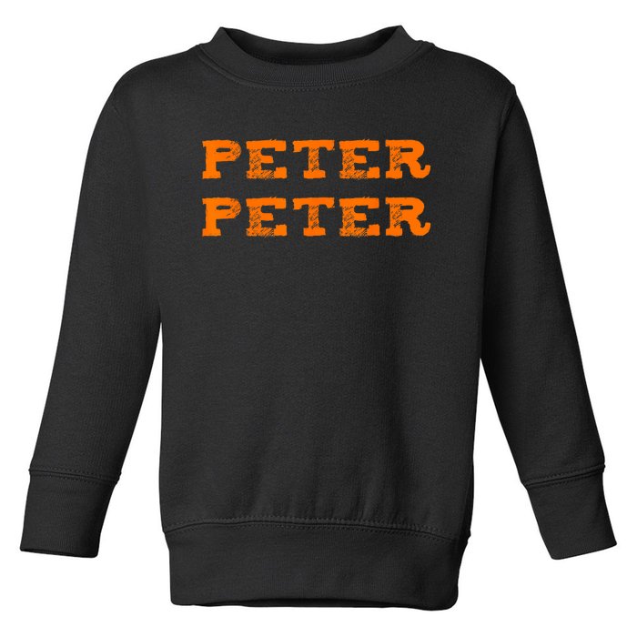 Matching Shirts For Couples Peter Pumpkin Eater Toddler Sweatshirt