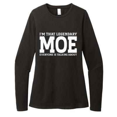 Moe Surname Funny Team Family Last Name Moe Womens CVC Long Sleeve Shirt