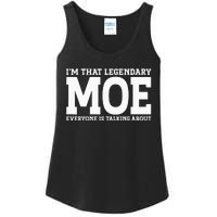 Moe Surname Funny Team Family Last Name Moe Ladies Essential Tank