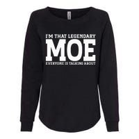 Moe Surname Funny Team Family Last Name Moe Womens California Wash Sweatshirt