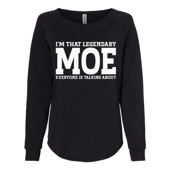 Moe Surname Funny Team Family Last Name Moe Womens California Wash Sweatshirt