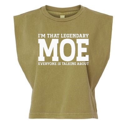 Moe Surname Funny Team Family Last Name Moe Garment-Dyed Women's Muscle Tee