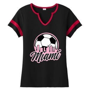 Miami Soccer Fans Related Products Ladies Halftime Notch Neck Tee