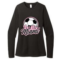 Miami Soccer Fans Related Products Womens CVC Long Sleeve Shirt