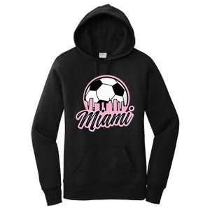 Miami Soccer Fans Related Products Women's Pullover Hoodie