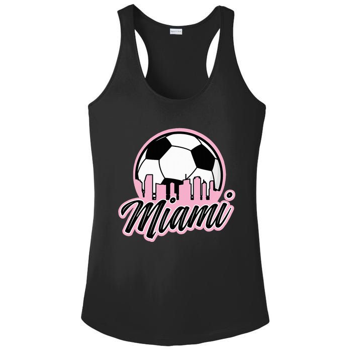 Miami Soccer Fans Related Products Ladies PosiCharge Competitor Racerback Tank