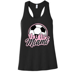 Miami Soccer Fans Related Products Women's Racerback Tank