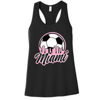 Miami Soccer Fans Related Products Women's Racerback Tank