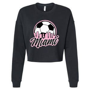 Miami Soccer Fans Related Products Cropped Pullover Crew