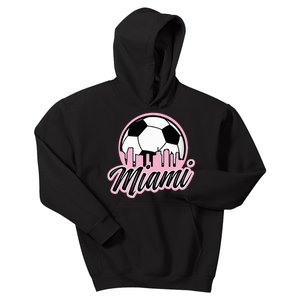 Miami Soccer Fans Related Products Kids Hoodie