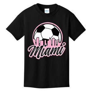 Miami Soccer Fans Related Products Kids T-Shirt