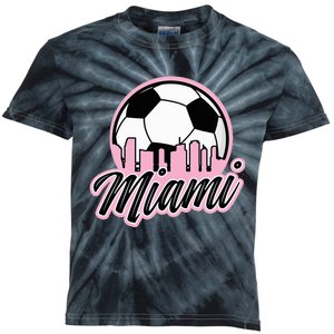 Miami Soccer Fans Related Products Kids Tie-Dye T-Shirt