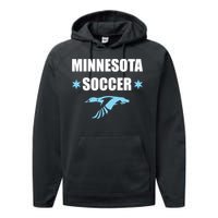 Minnesota Soccer Fan Gear Fc United Performance Fleece Hoodie