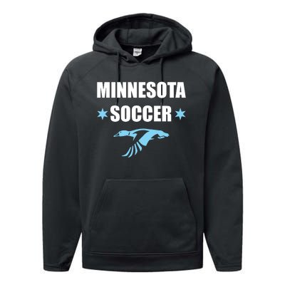 Minnesota Soccer Fan Gear Fc United Performance Fleece Hoodie