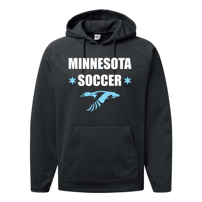 Minnesota Soccer Fan Gear Fc United Performance Fleece Hoodie