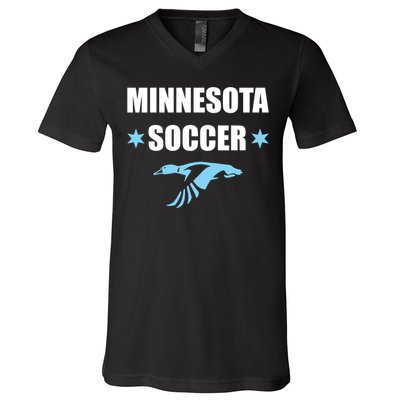 Minnesota Soccer Fan Gear Fc United V-Neck T-Shirt