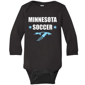 Minnesota Soccer Fan Gear Fc United Baby Long Sleeve Bodysuit