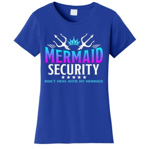 Mermaid Security Family Birthday Halloween Costume Women's T-Shirt